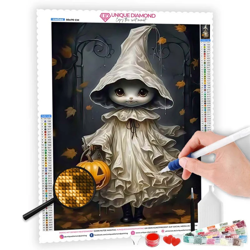 5D Diamond Painting – Halloween Geist