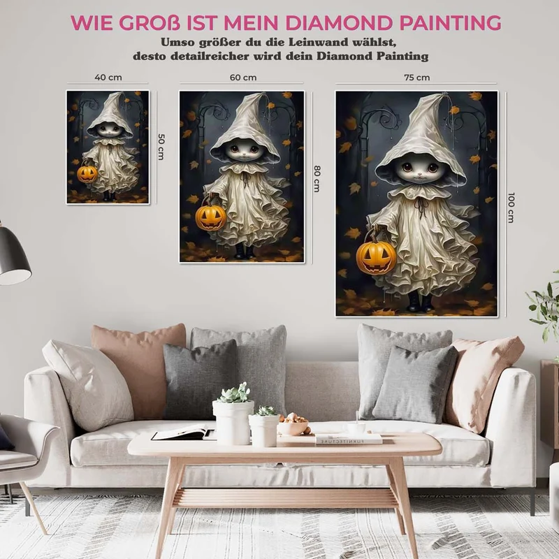 5D Diamond Painting – Halloween Geist