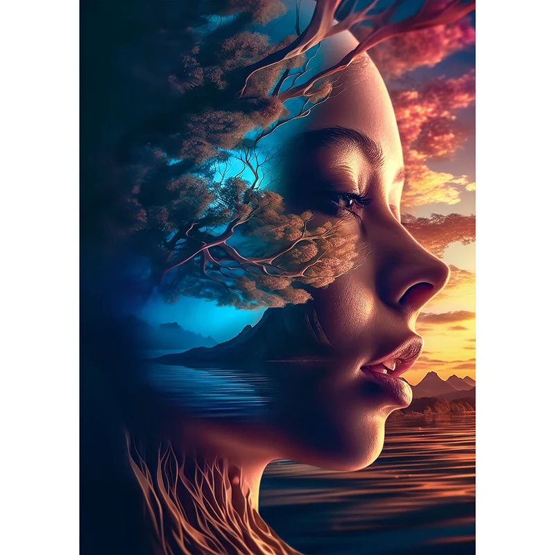 5D Diamond Painting – Mutter Natur