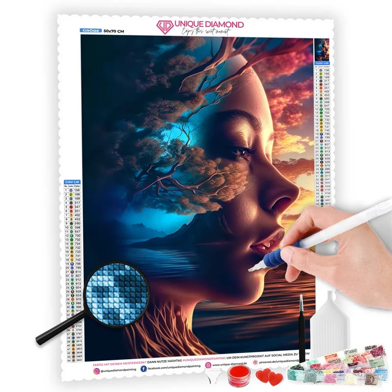 5D Diamond Painting – Mutter Natur