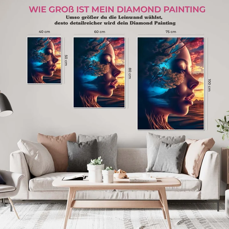 5D Diamond Painting – Mutter Natur
