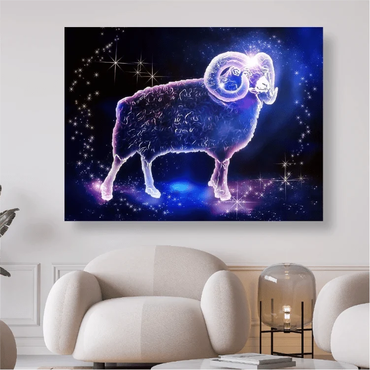 Sternzeichen Widder - 5D DIY Diamond Painting