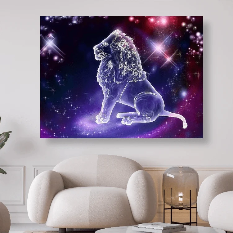 Sternzeichen Löwe - 5D DIY Diamond Painting