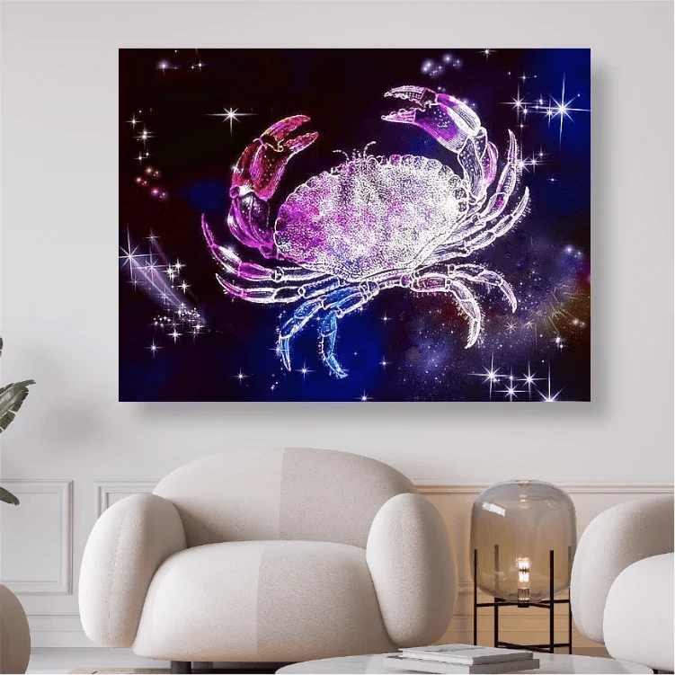 Sternzeichen Krebs - 5D DIY Diamond Painting