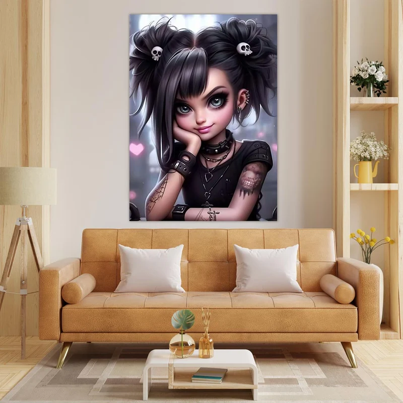 5D Diamond Painting – Punk Lady
