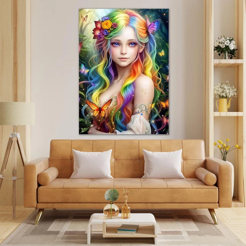 5D Diamond Painting – Farbige Schönheit