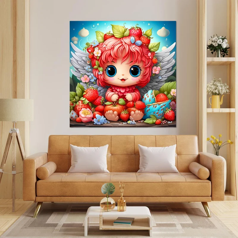 5D Diamond Painting – Strawberry Angel