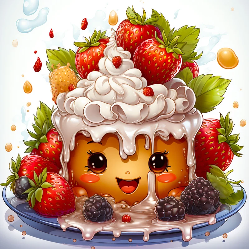 5D Diamond Painting – Strawberry Cake