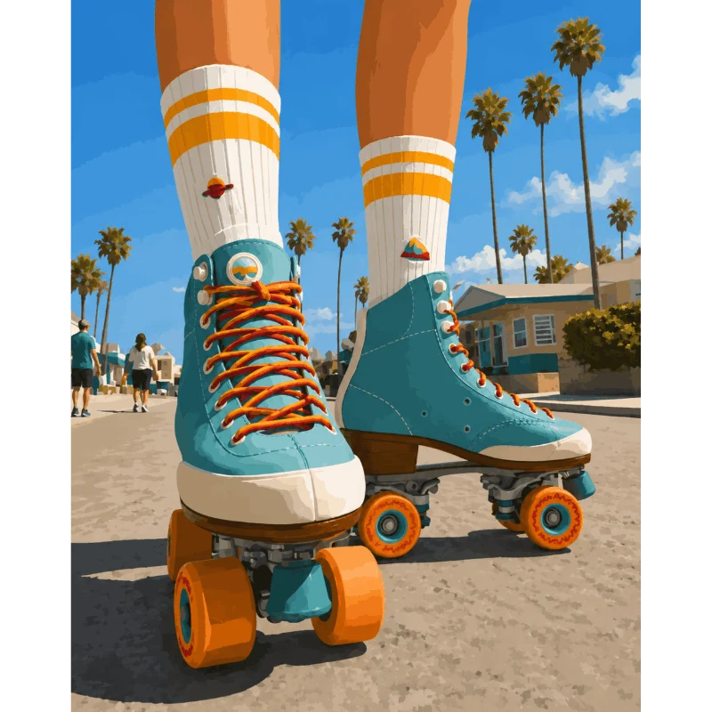 Retro-Rollschuhtage