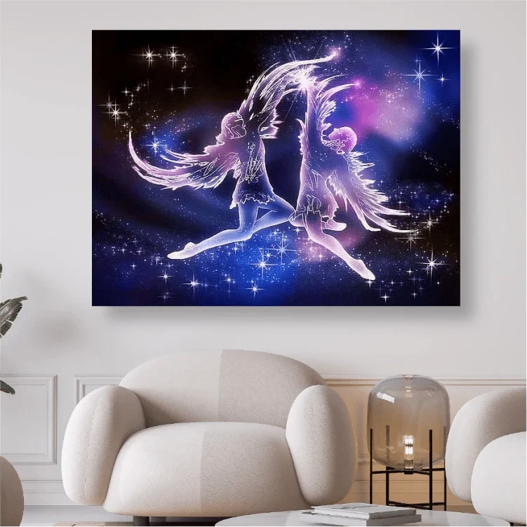 Sternzeichen Zwillinge - 5D DIY Diamond Painting
