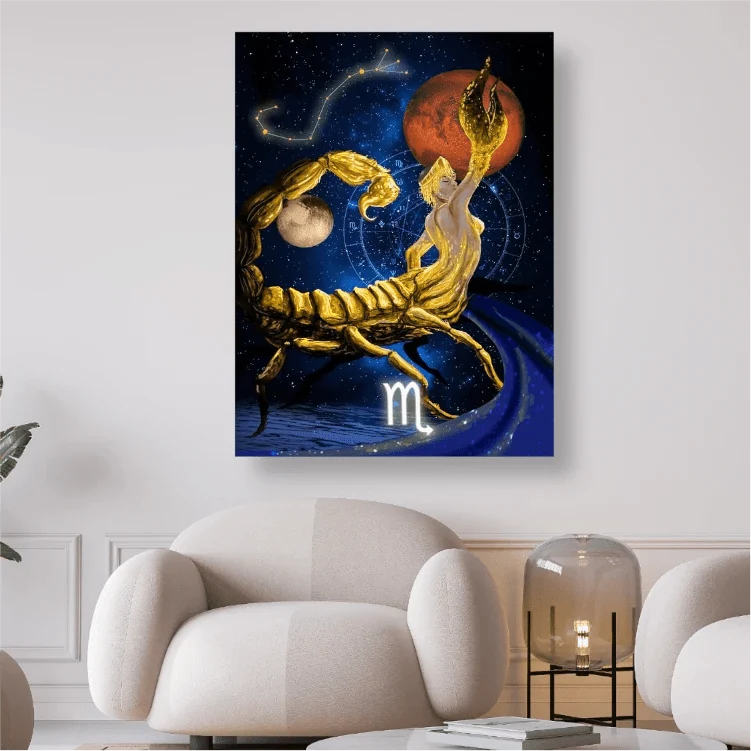 Sternzeichen Skorpion - 5D DIY Diamond Painting