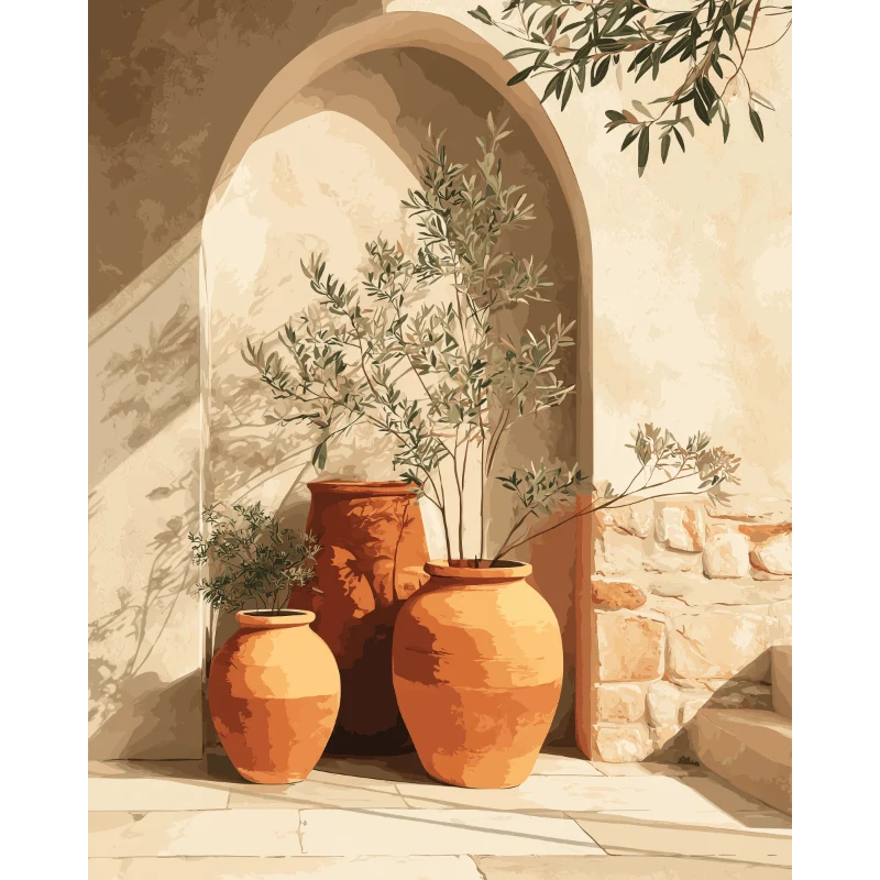 Sonniger Innenhof