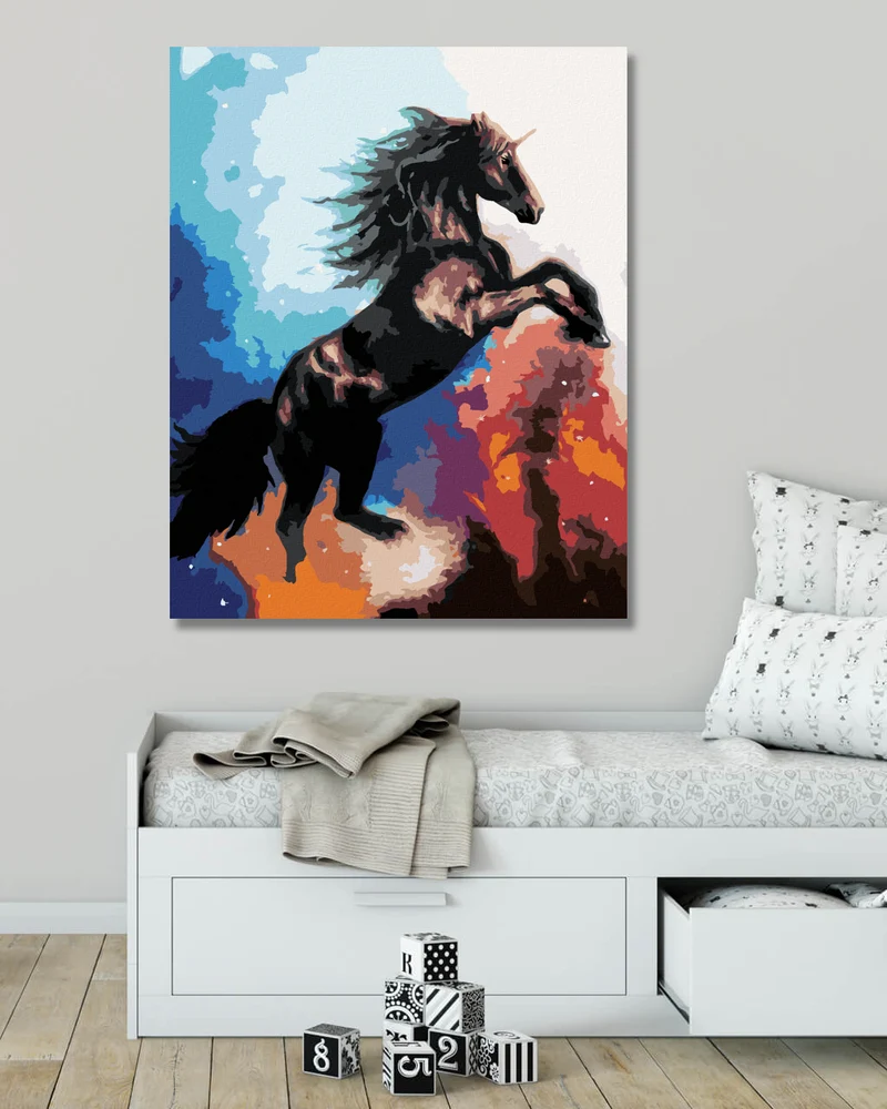 Diamond painting - EINHORN IM WELTRAUM
