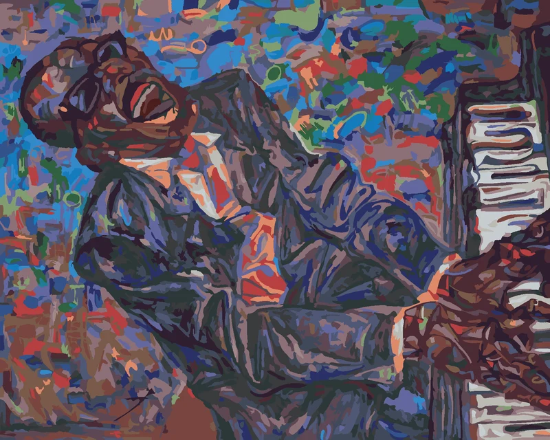 Diamond painting - JAZZMAN RAY CHARLES