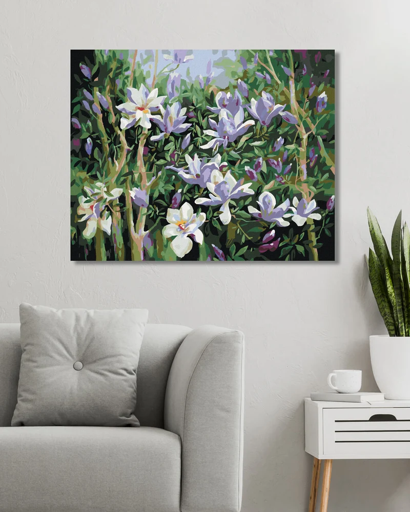 Diamond painting - FRÜHLINGSMAGNOLIE