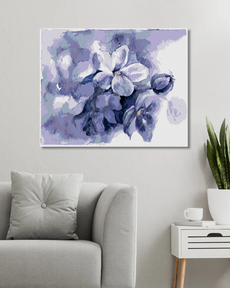 Diamond painting - FRÜHLINGSHAUCH DER FLIEDERBLÜTEN