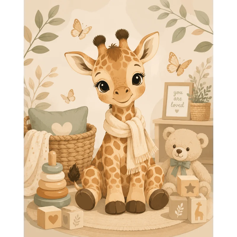 Kleine Giraffe