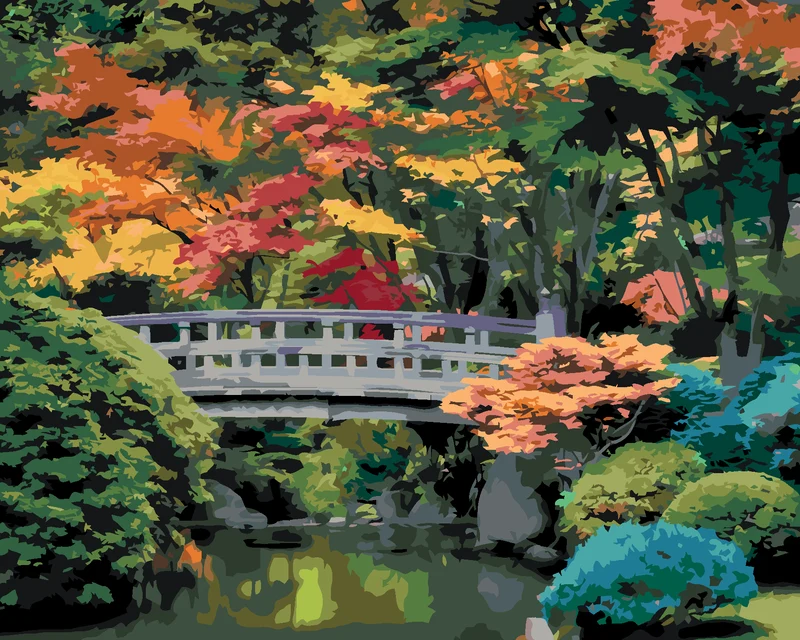 Diamond painting - JAPANISCHER GARTEN (DENNIS FRATES)