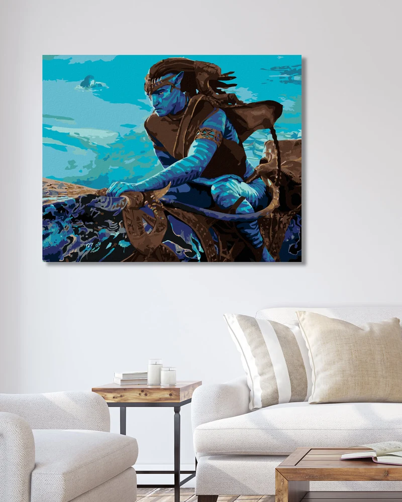 Diamond painting - JAKE AUF TIER IM NAHAUFNAHME (Avatar)
