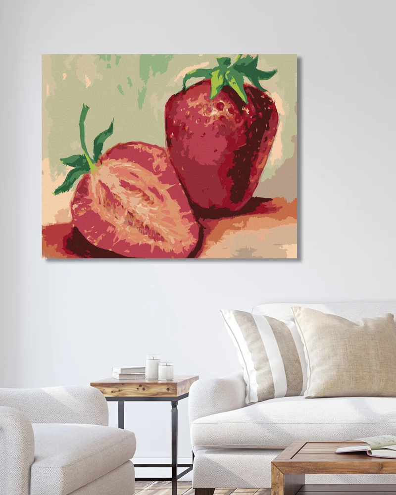 Diamond painting - ERDBEEREN