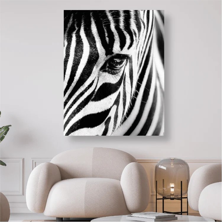 Zebrakopf - 5D DIY Diamond Painting
