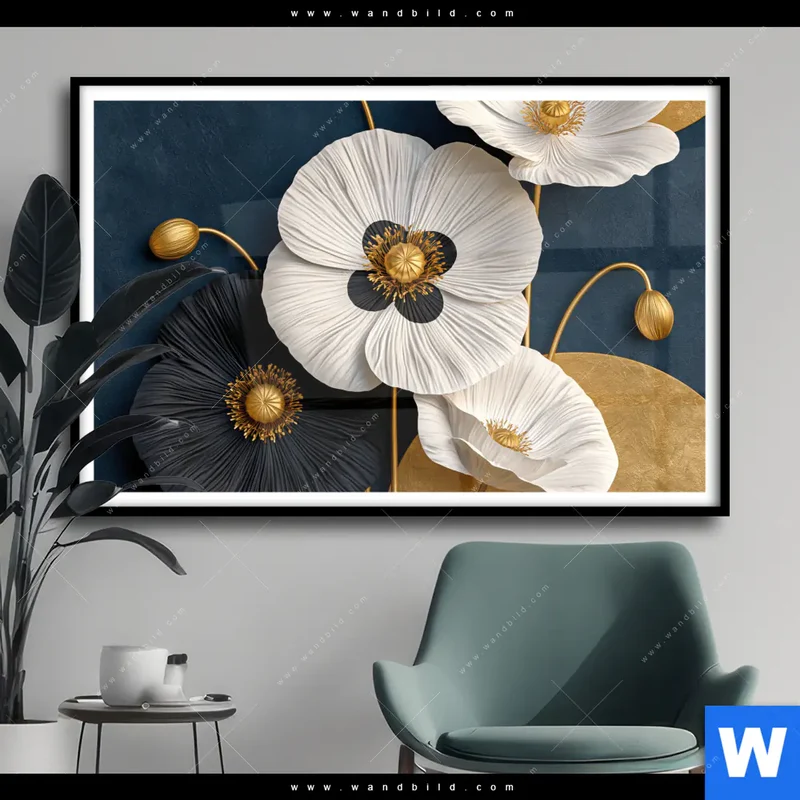 Poster | Golden Poppies | Querformat