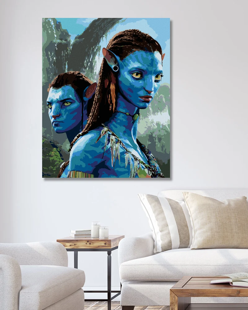 Diamond painting - JAKE UND NEYTIRI ZUSAMMENSTELLUNG (Avatar)