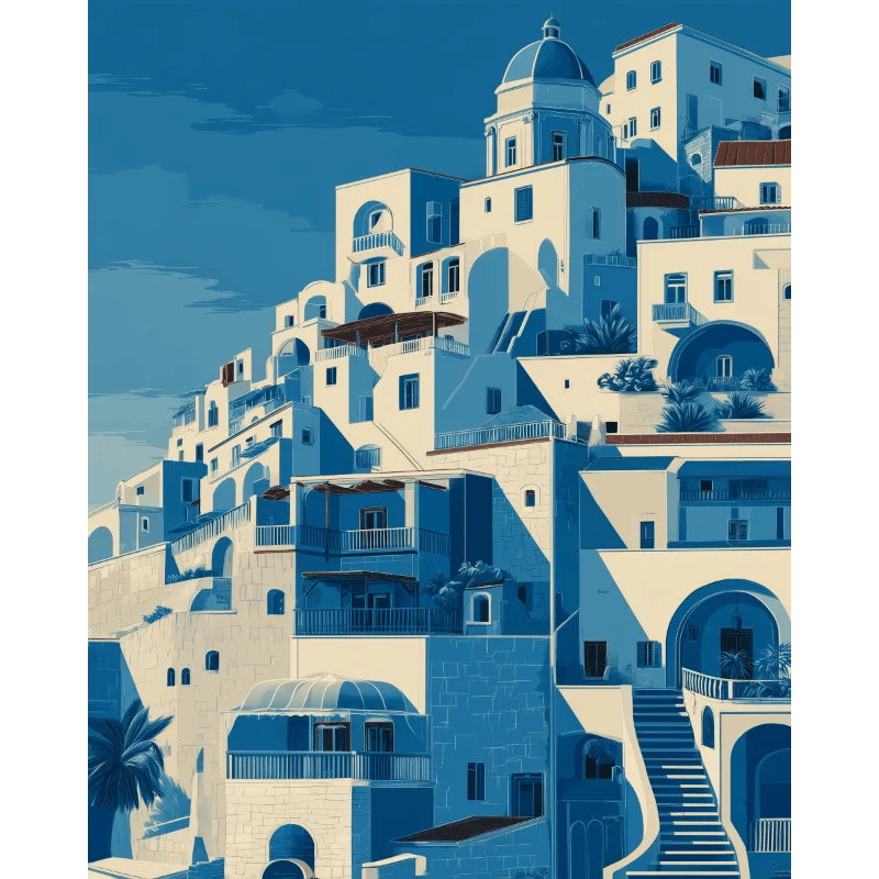 Blaues Positano
