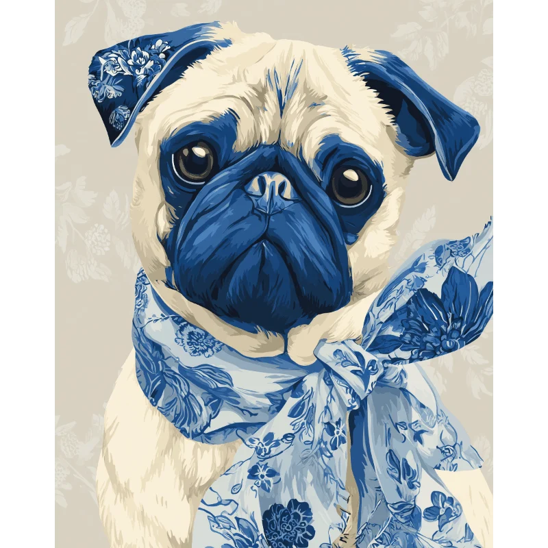 Delfter blauer Mops