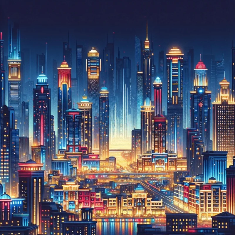 Diamond Painting - Stadt der Lichter "Limited Edition"