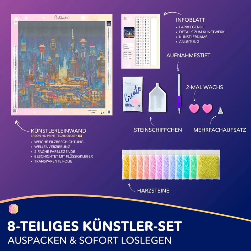 Diamond Painting - Stadt der Lichter "Limited Edition"