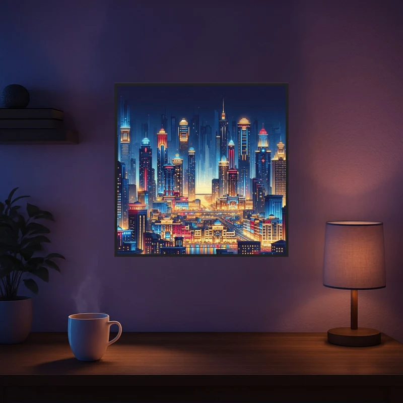 Diamond Painting - Stadt der Lichter "Limited Edition"
