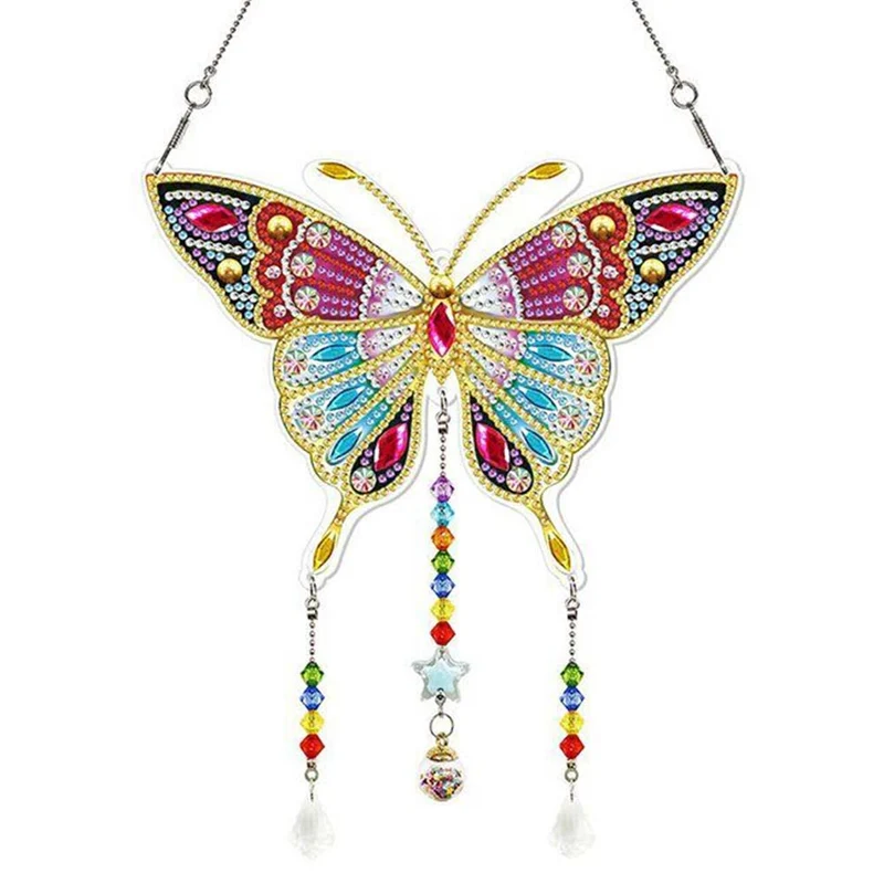 5D Diamond Painting Türanhänger Schmetterling