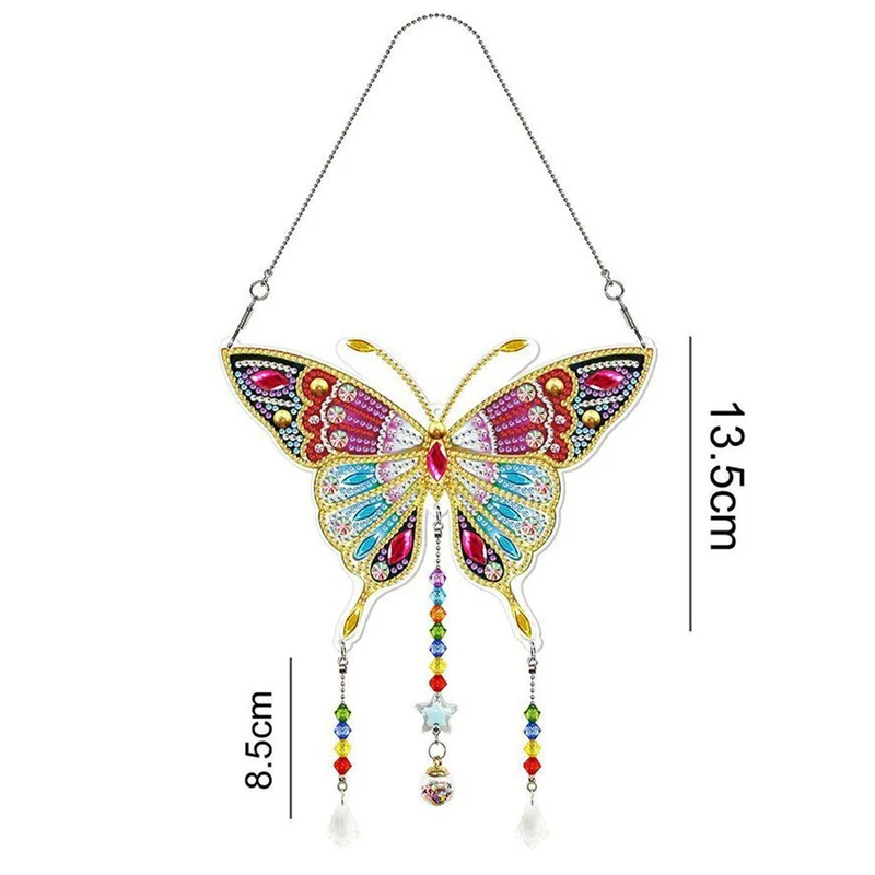 5D Diamond Painting Türanhänger Schmetterling