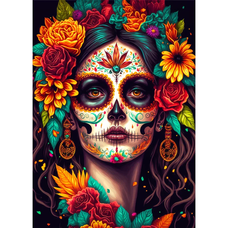 5D Diamond Painting – La Catrina