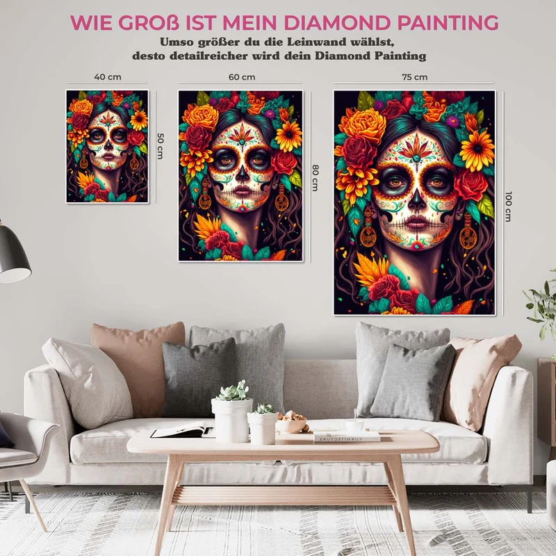 5D Diamond Painting – La Catrina