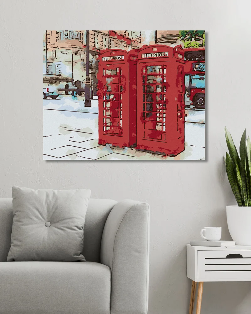 Diamond painting - ZWEI TELEFONZELLEN IN LONDON