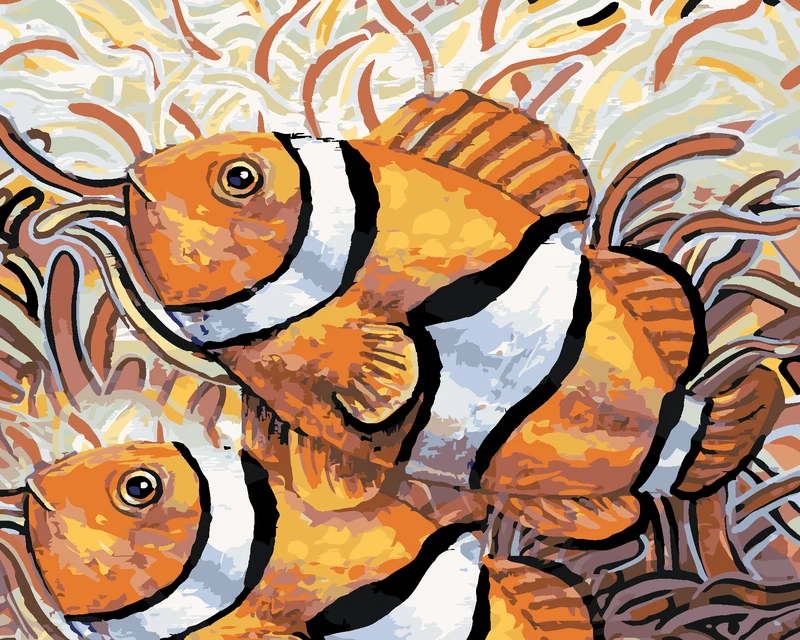 Diamond painting - ZWEI FISCHE - NEMO