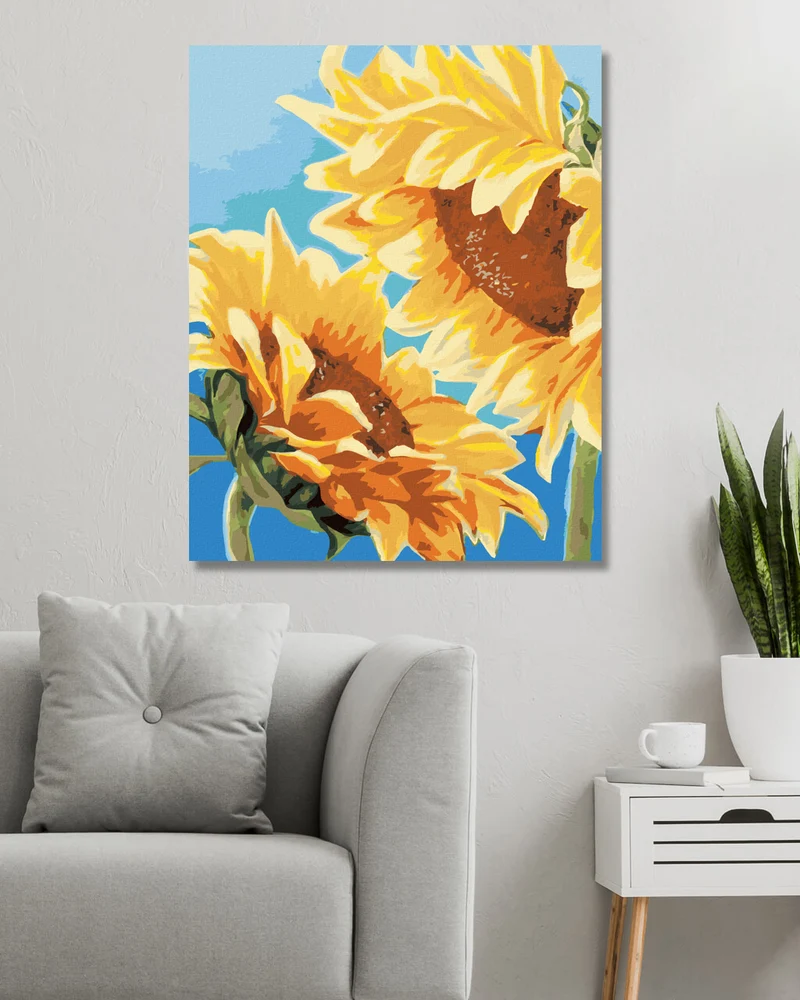 Diamond painting - ZWEI SONNENBLUMEN (MYROSLAVA VOLOSCHUK)