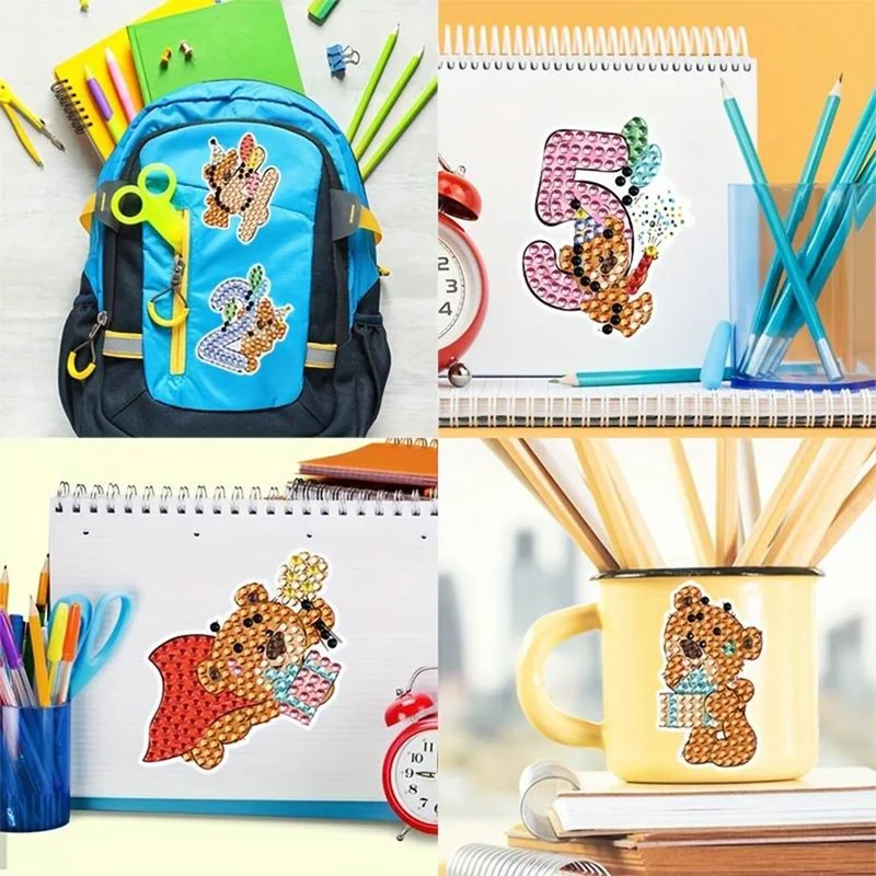 5D Diamond Painting 17 Sticker Zahlen