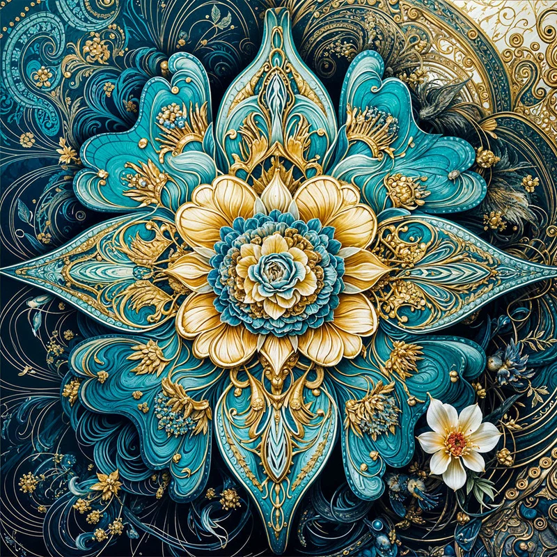 5D Diamond Painting – Mandala