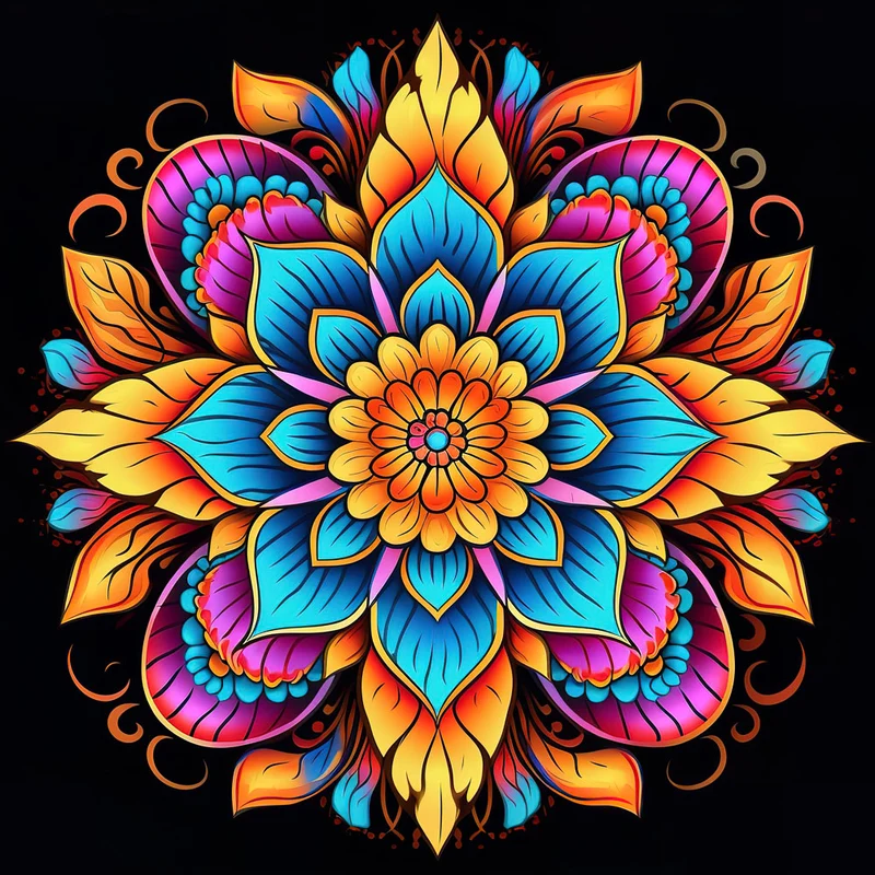 5D Diamond Painting – Mandala