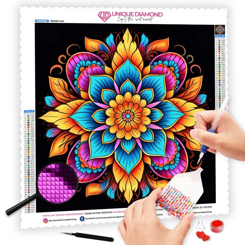 5D Diamond Painting – Mandala