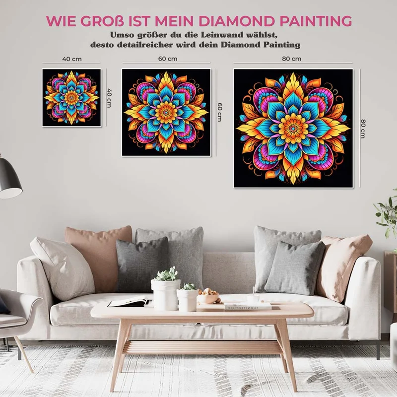 5D Diamond Painting – Mandala