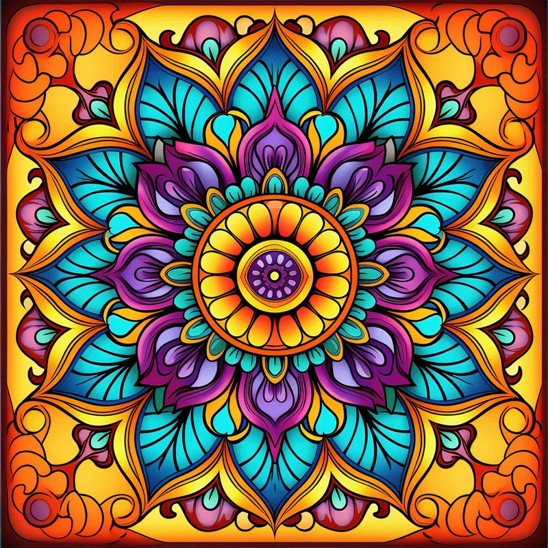 5D Diamond Painting – Mandala