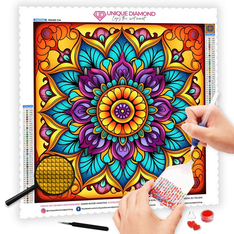5D Diamond Painting – Mandala