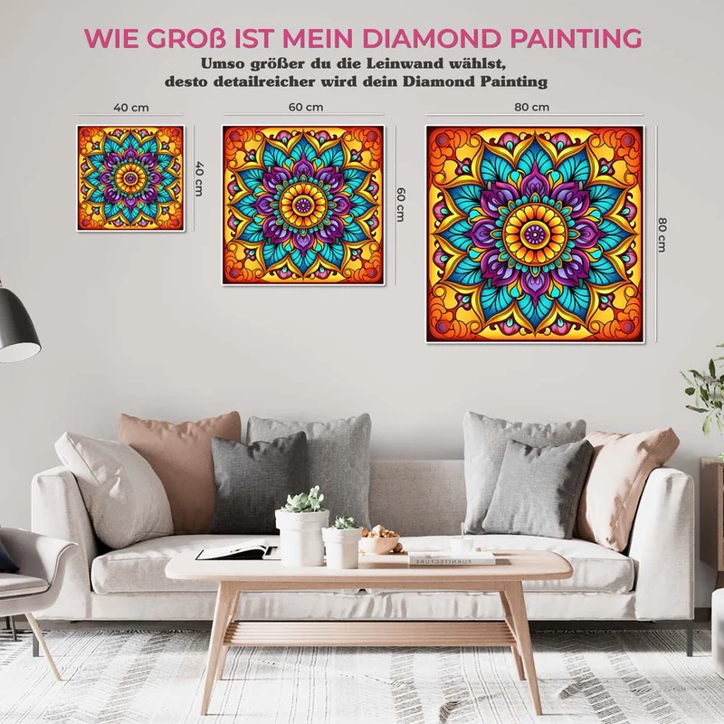 5D Diamond Painting – Mandala