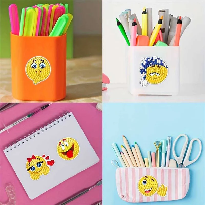 5D Diamond Painting 24 Sticker Emoji