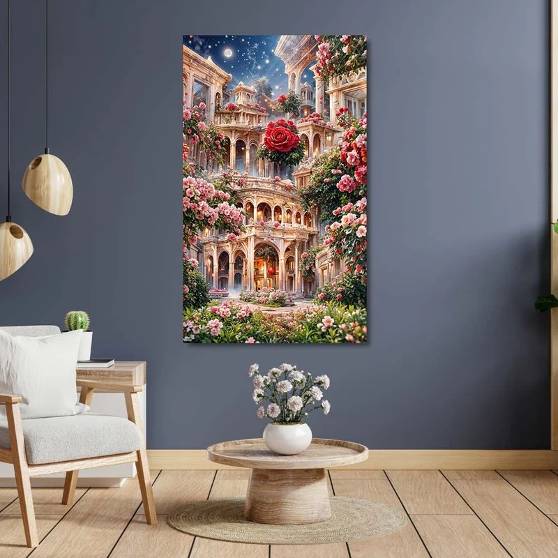 5D Diamond Painting – Rosenparadies