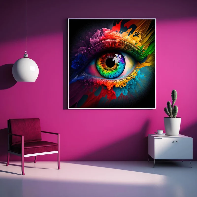 5D Diamond Painting – Colorful Eye